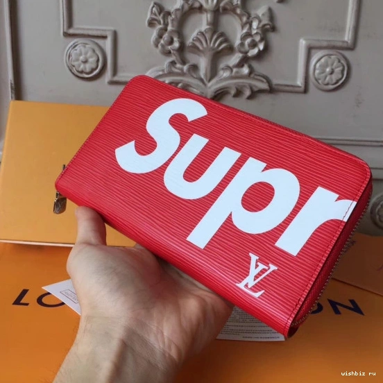 WIS supreme Louis wallet Zip Vuitton 1202